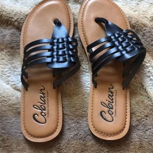 Black Cobian Sandals size 8